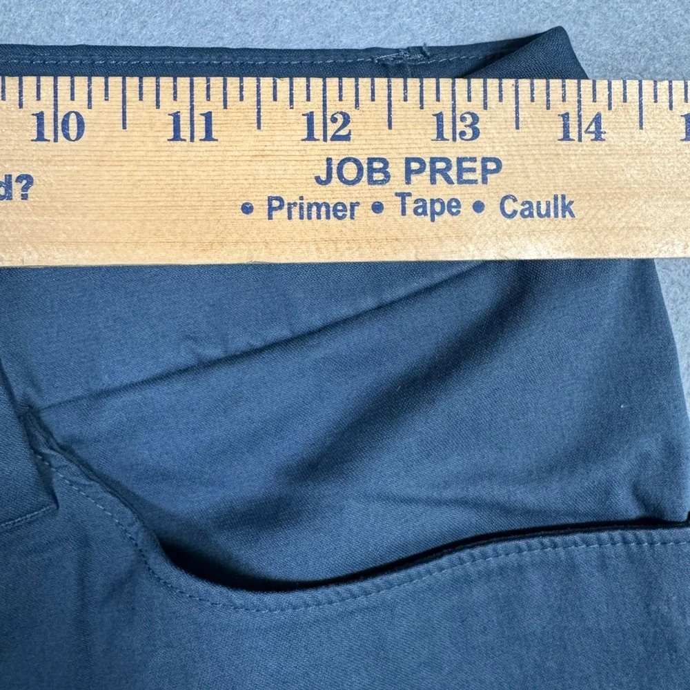 Lululemon ABC Slim Swift Pants Men 28 Navy Blue Cotton Nylon Stretch Chino 28x32